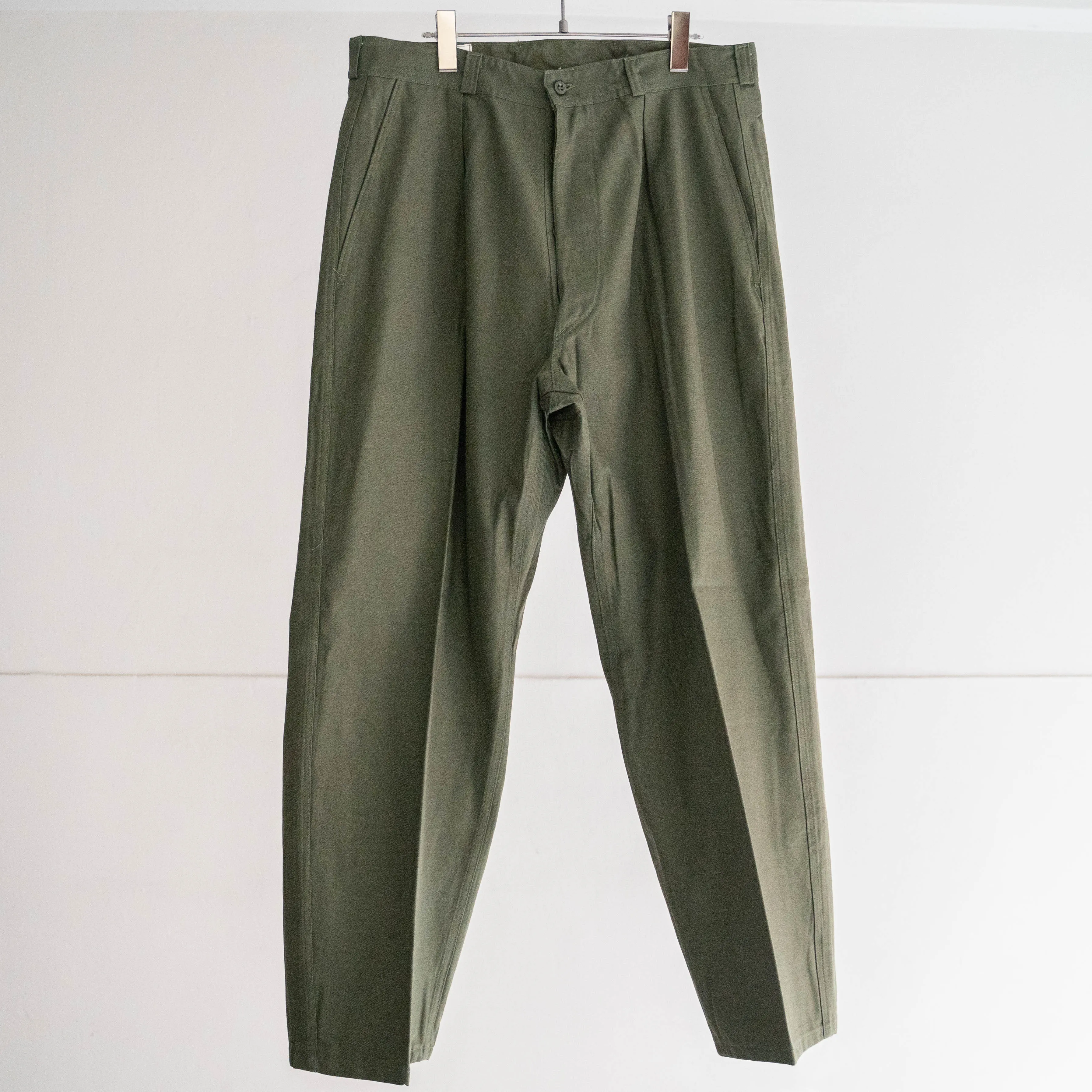 1950-60s french military mechanic pants 'dead stock'