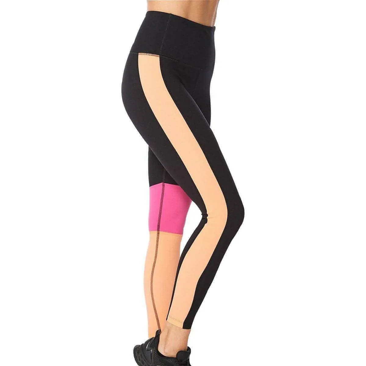 2XU Form Block Hi Rise Compression Womens Long Running Tights - Black