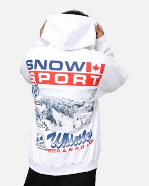 American Thrift Snow Sport Hoodie White