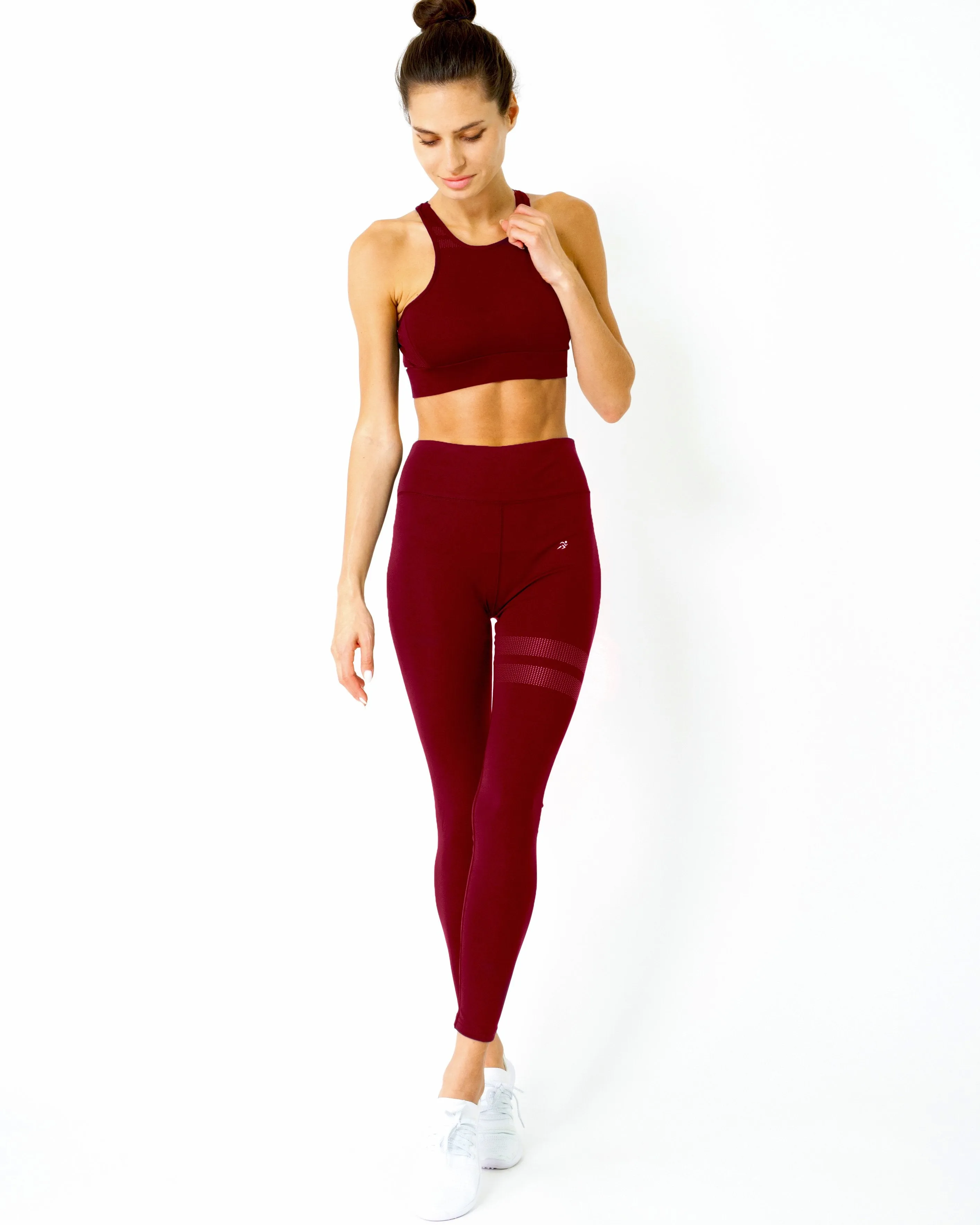 Ashton Sports Bra - Maroon