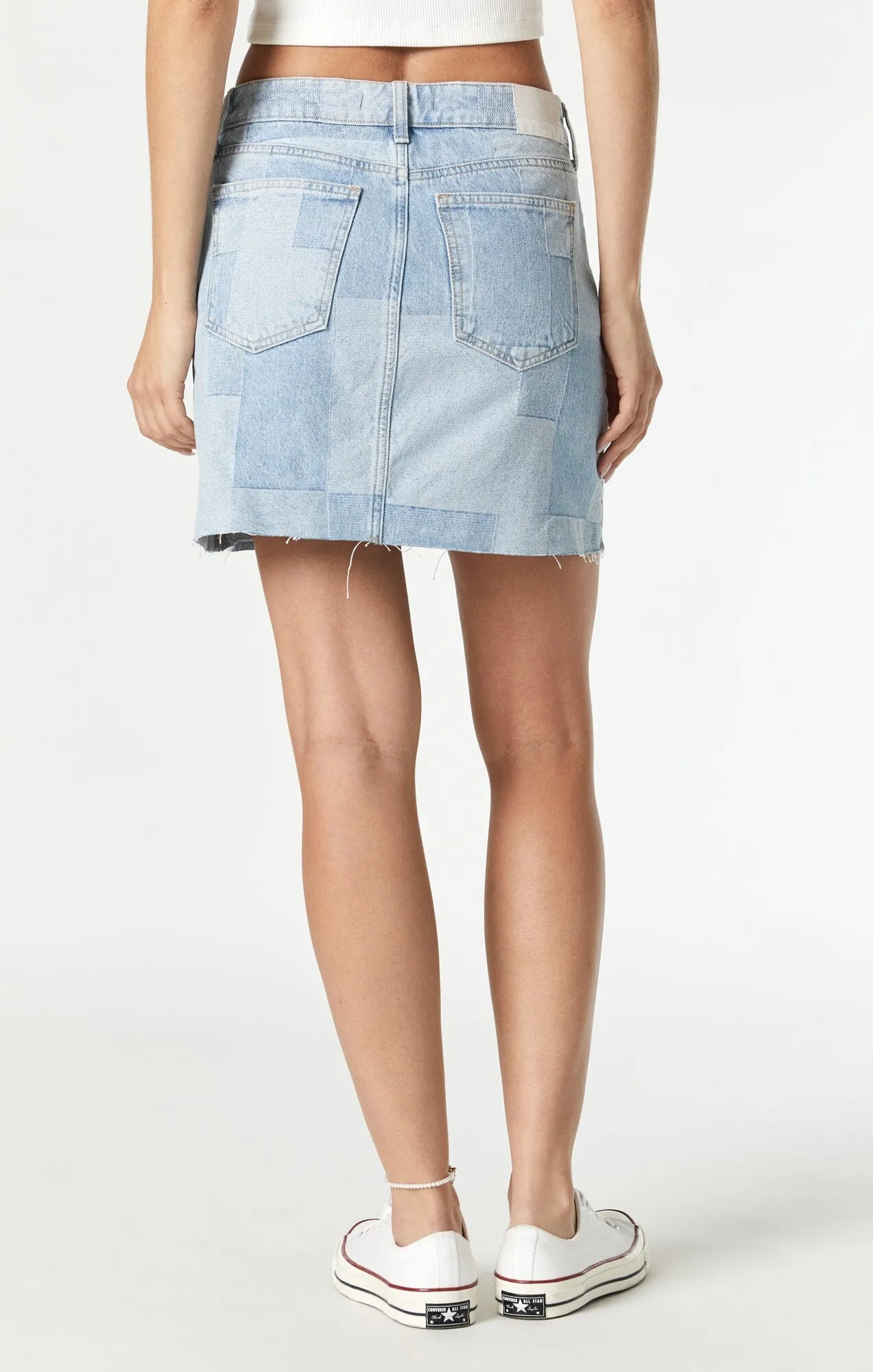 Bailey Jaquard Denim Skirt