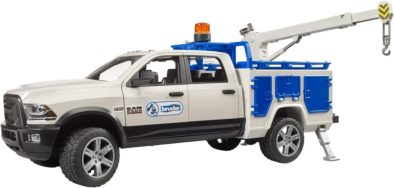 Bruder RAM 2500 Service Truck with Beacon Light