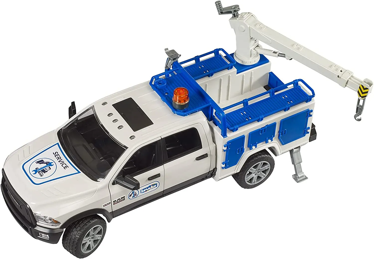 Bruder RAM 2500 Service Truck with Beacon Light