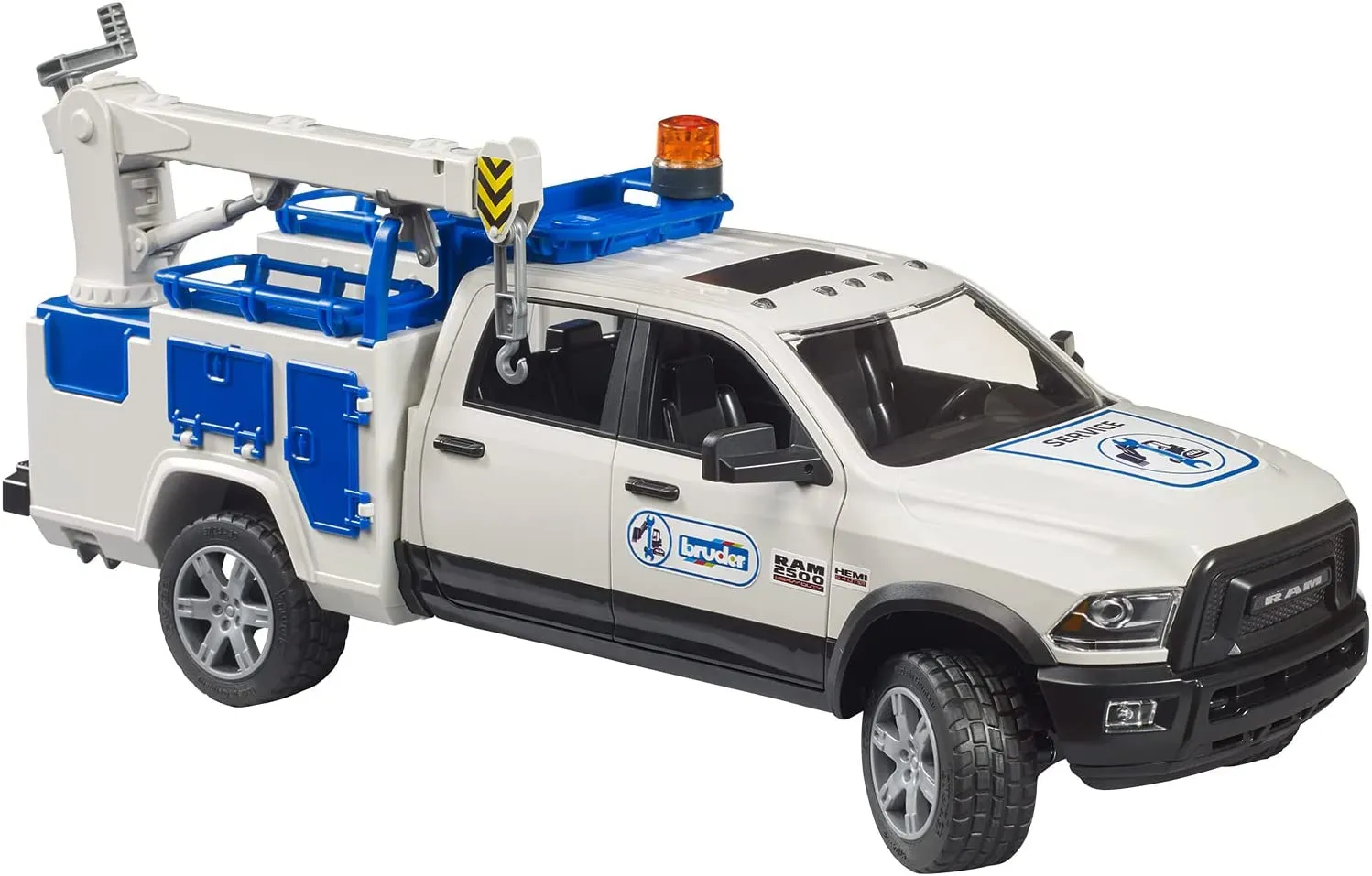 Bruder RAM 2500 Service Truck with Beacon Light