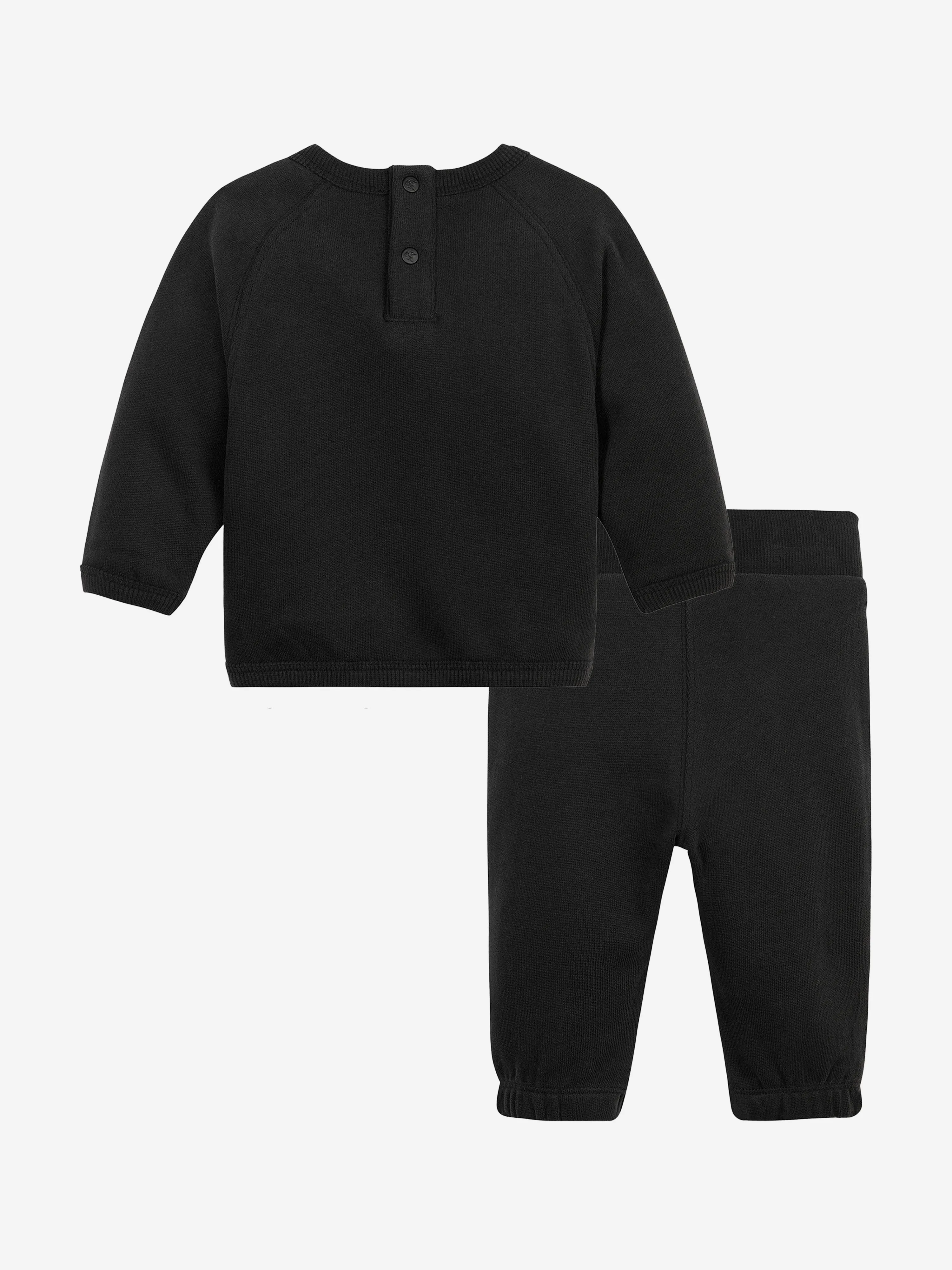 Calvin Klein Baby Boys Hero Logo Tracksuit in Black