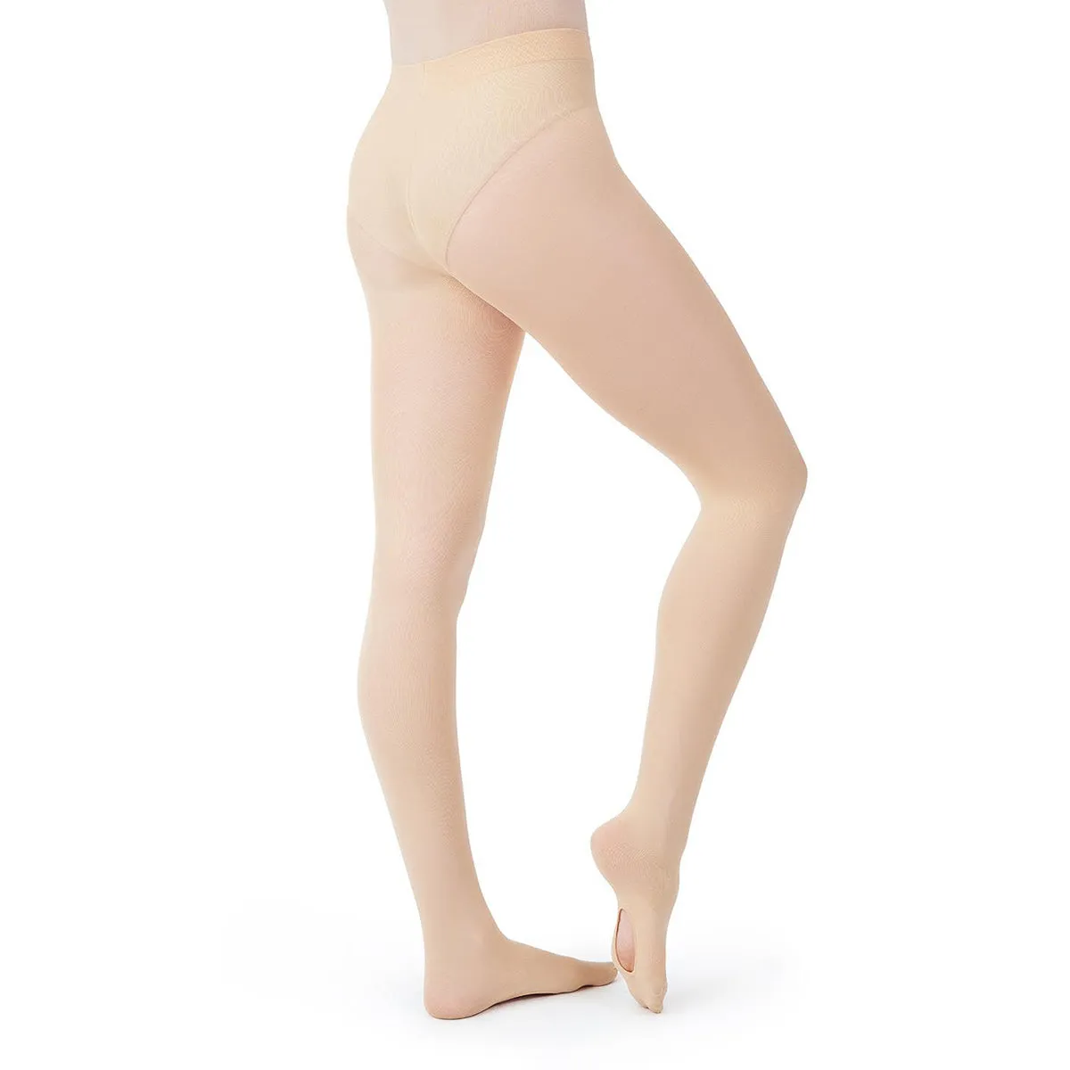 Capezio Ultra Soft Self Knit Waistband Adult Transition Tights