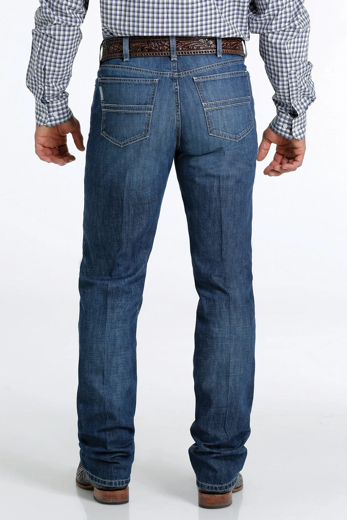 Cinch Mens Silver Label Jean - Medium Wash - MB98034016