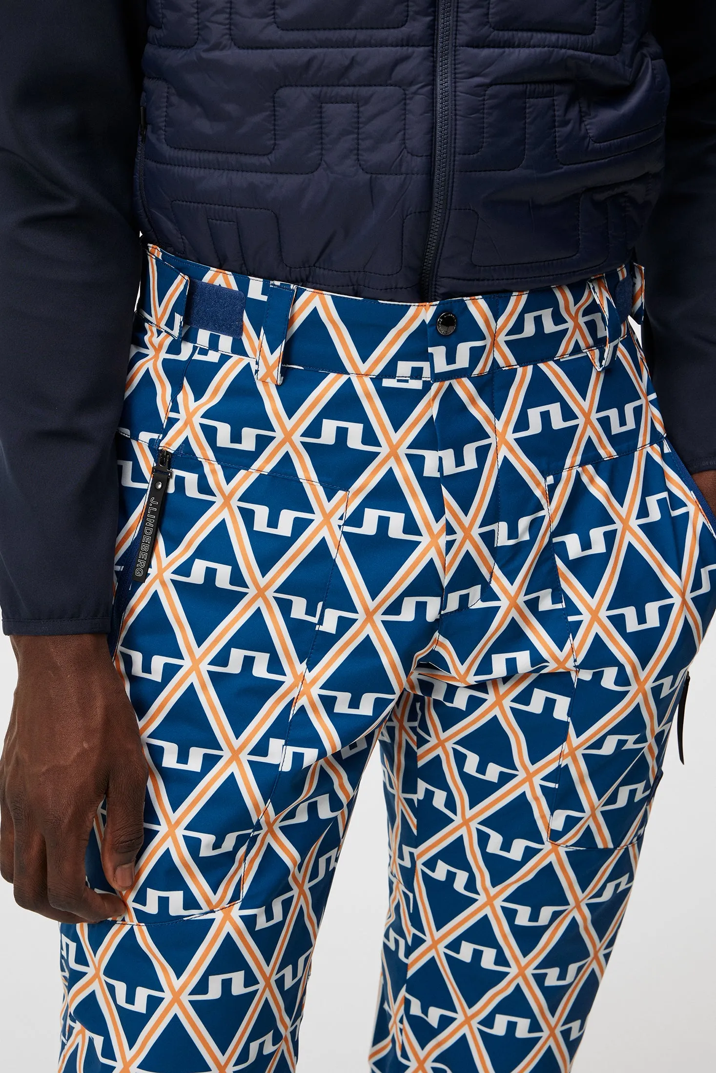 Clarke Pant Printed / Estate Blue Diamond