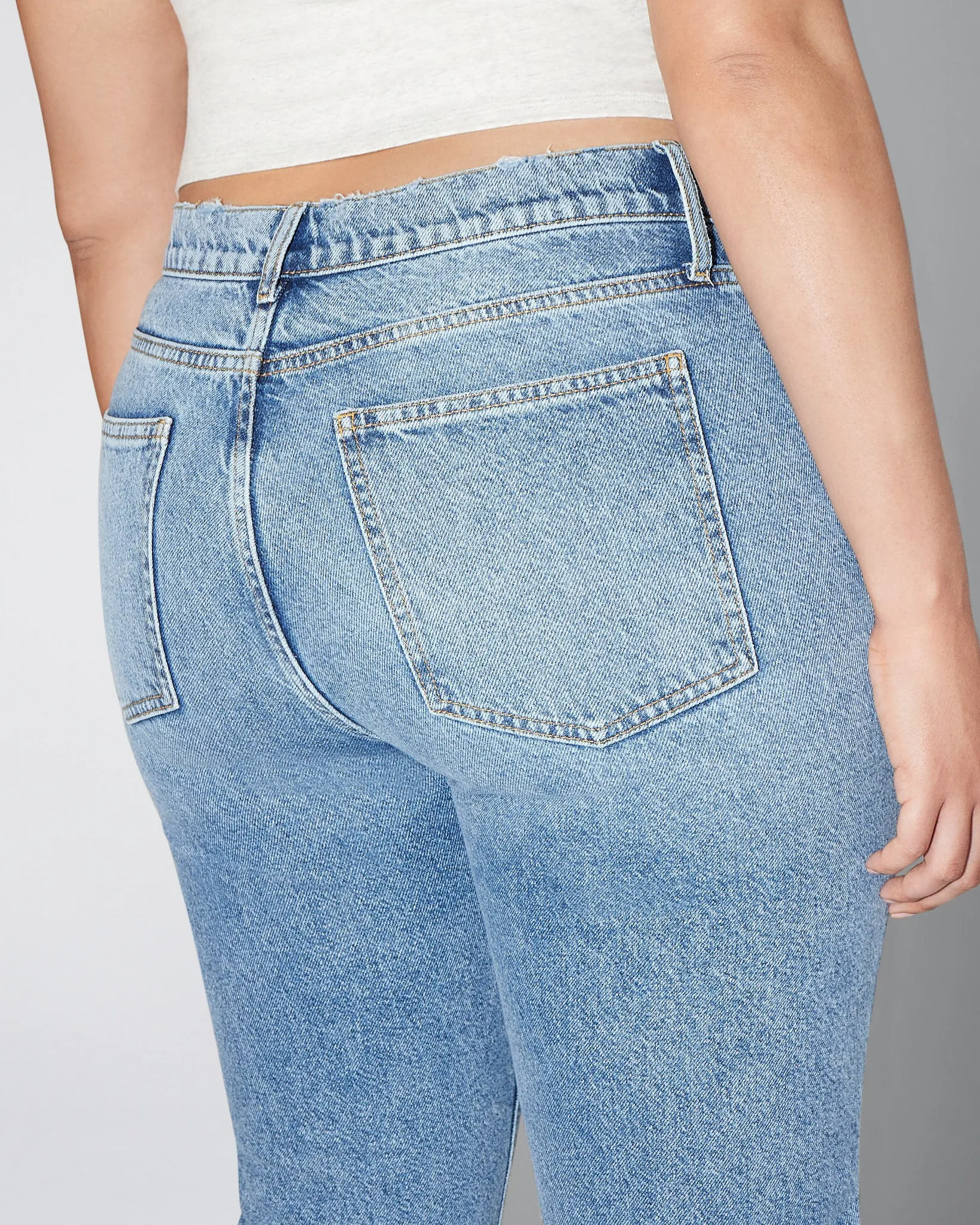 Classic Straight Leg Denim | Light Wash