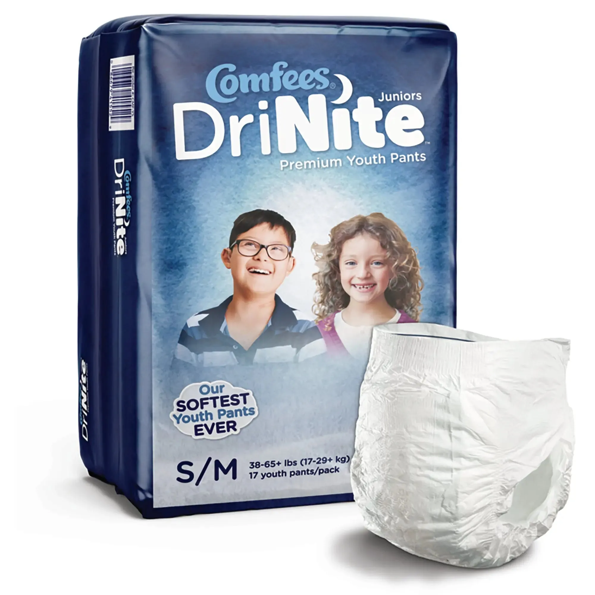 Comfees® DriNite® Juniors Absorbent Underwear, Small / Medium