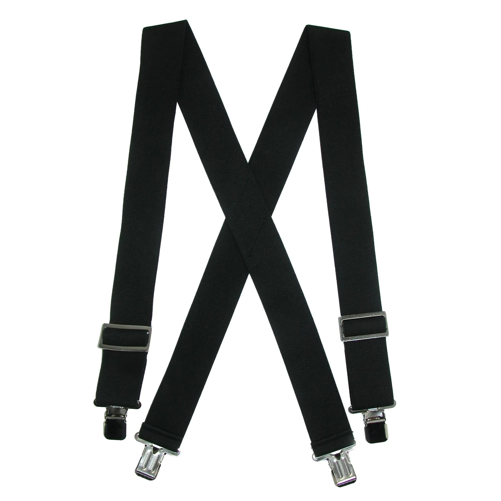 CTM® Men's Elastic Heavy Duty Basic Clip-End Work Suspender