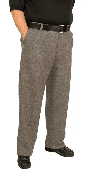 Davis 94X V1 Heather Gray Flat Front Expandable Waistband Combo Umpire Pants