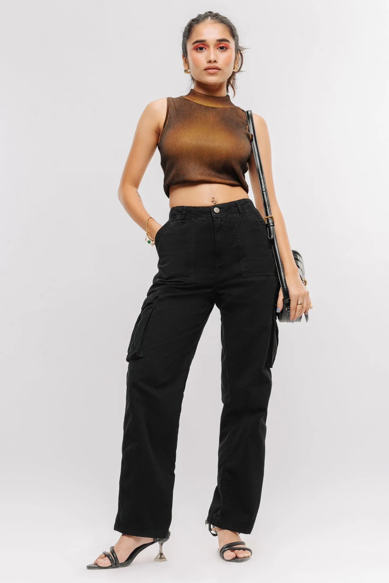 Denim Jade Cargo Pants