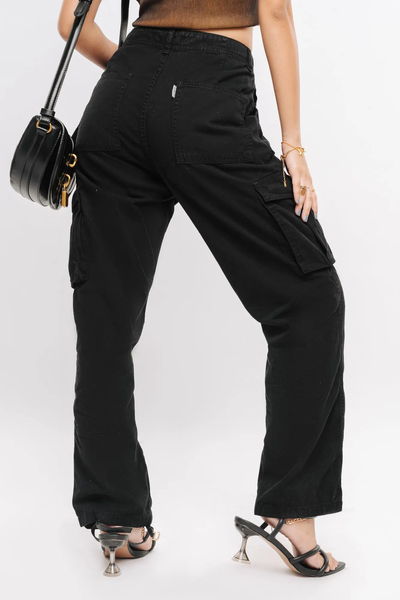 Denim Jade Cargo Pants