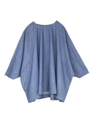 Denim Kimono Style Top