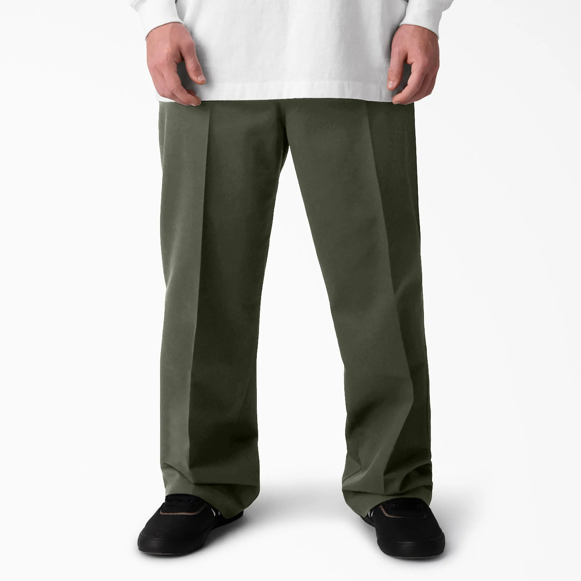 Dickies Jamie Foy Signature Loose Fit Straight Leg Pants - Olive Green