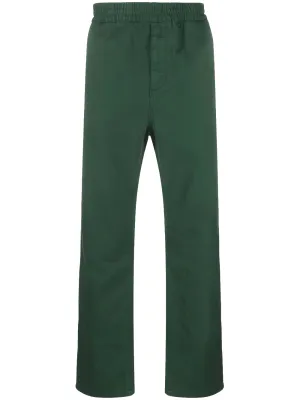 Duck Green Garment Dyed Trousers