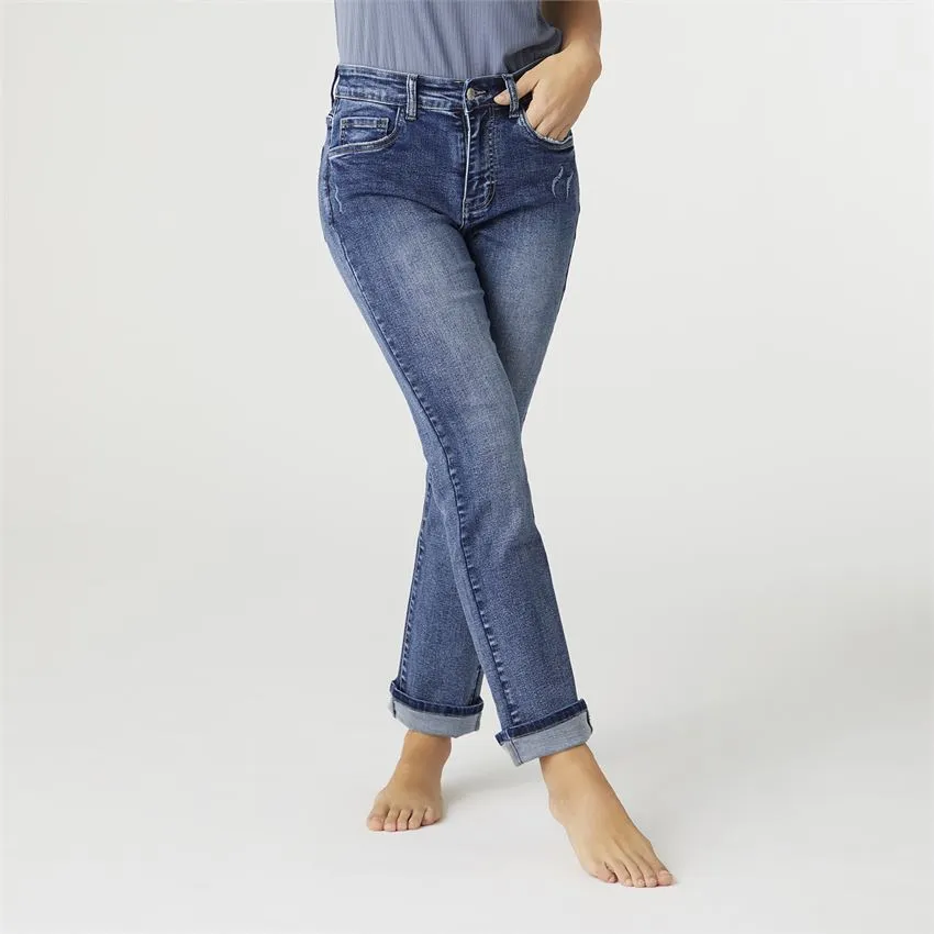 EVERSTRETCH STRAIGHT WITH BOTTOM CUFF JEAN