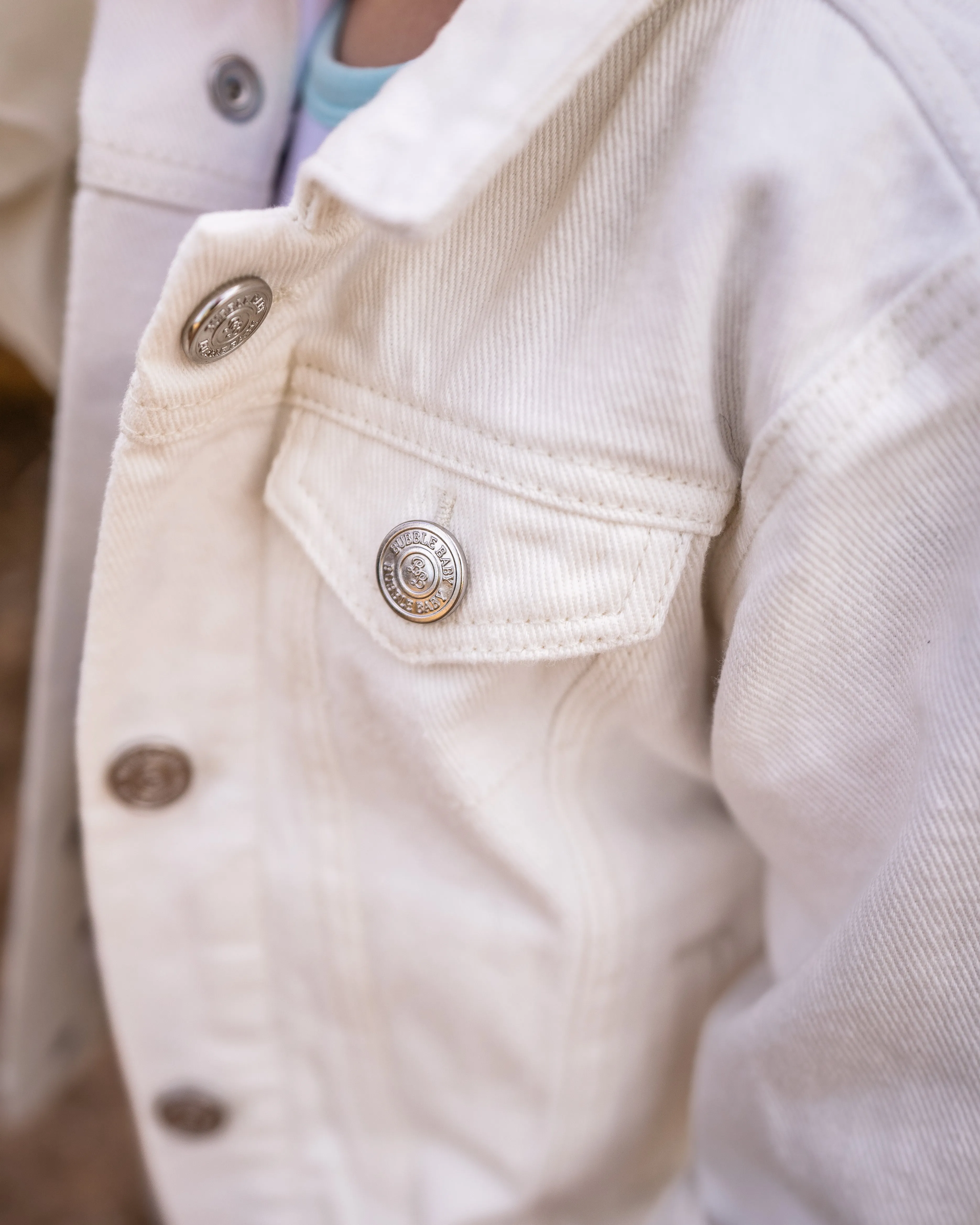 Fawn | Ivory Denim Jacket