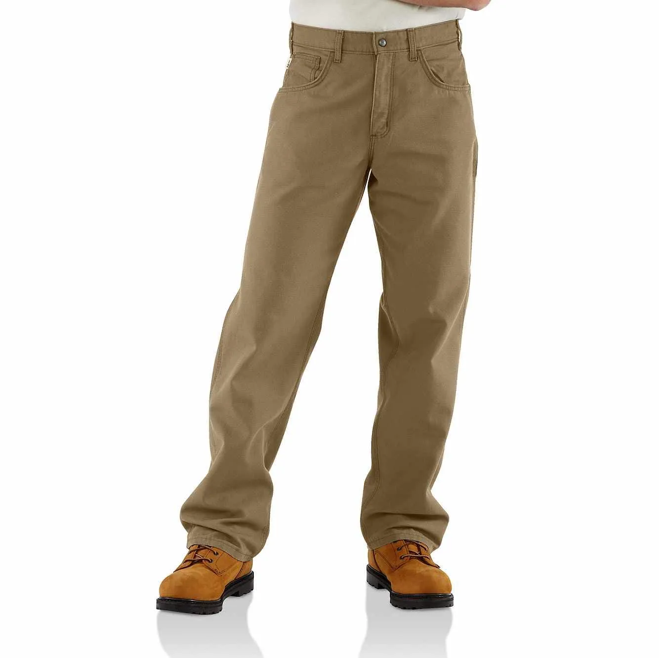 FLAME-RESISTANT LOOSE FIT MIDWEIGHT CANVAS PANT FRB159