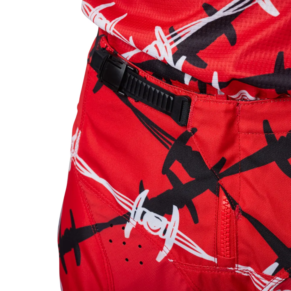 FOX 180 BARBED WIRE SE PANTS [FLO RED] 38