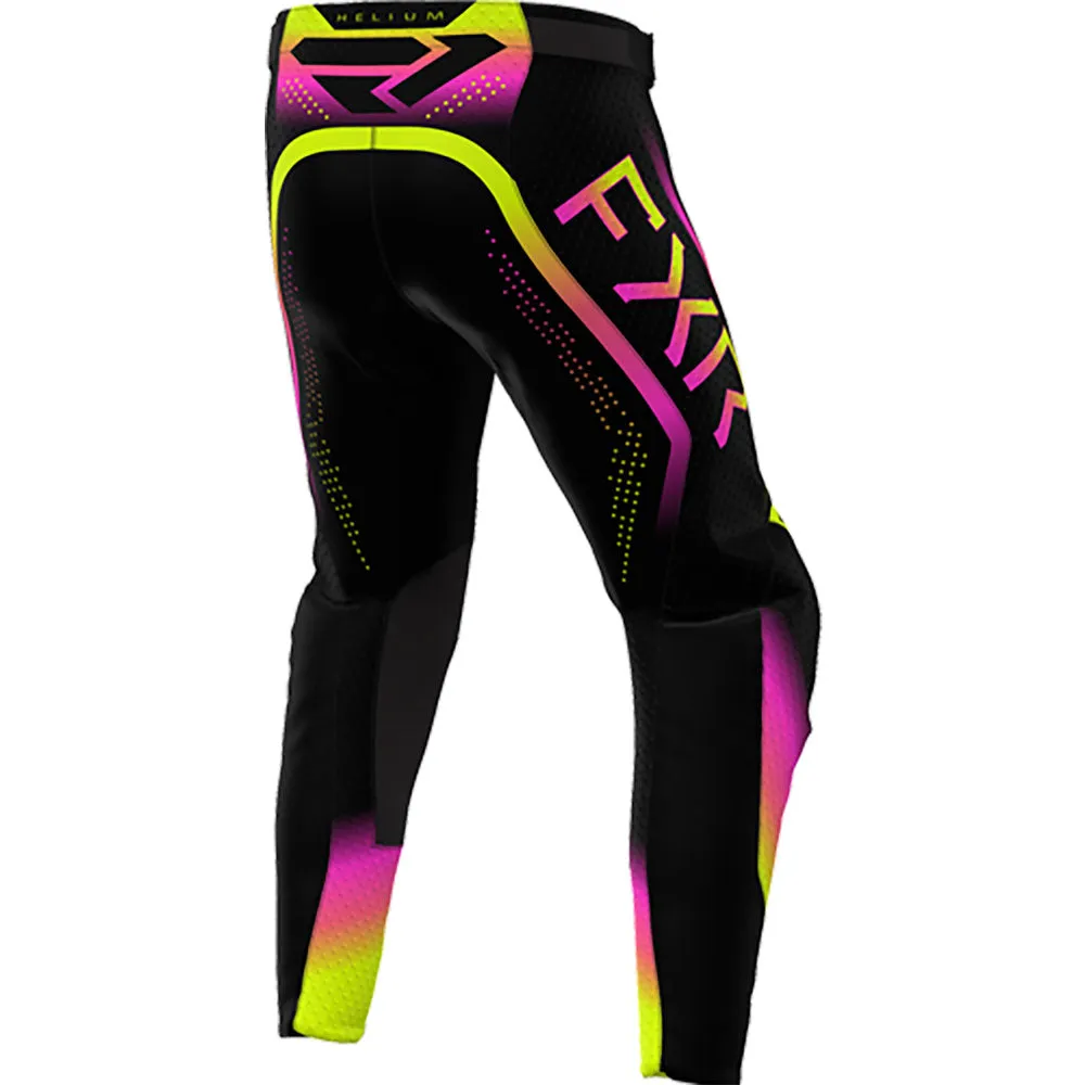 FXR Youth Helium MX Offroad Pants Pink Lemonade Black