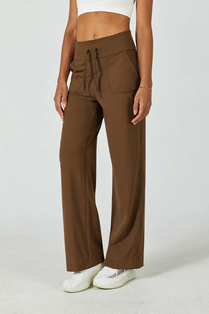 High-Waist Straight Leg Pant