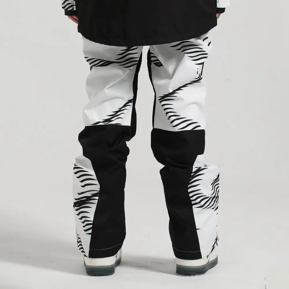 Hotian Unisex Printed Insulated Snow Pants