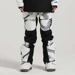 Hotian Unisex Printed Insulated Snow Pants