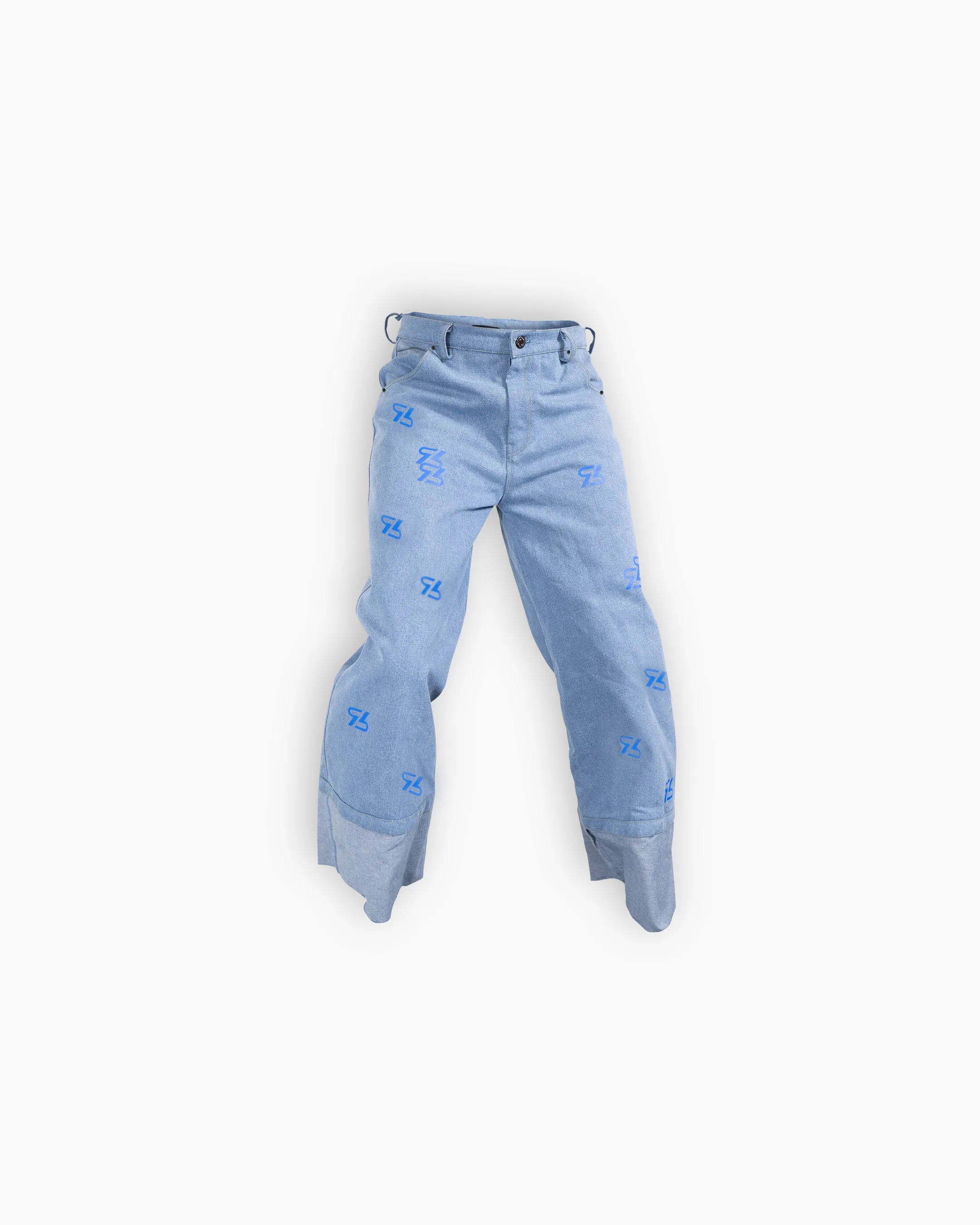 Inverse Denim Pants - Blue