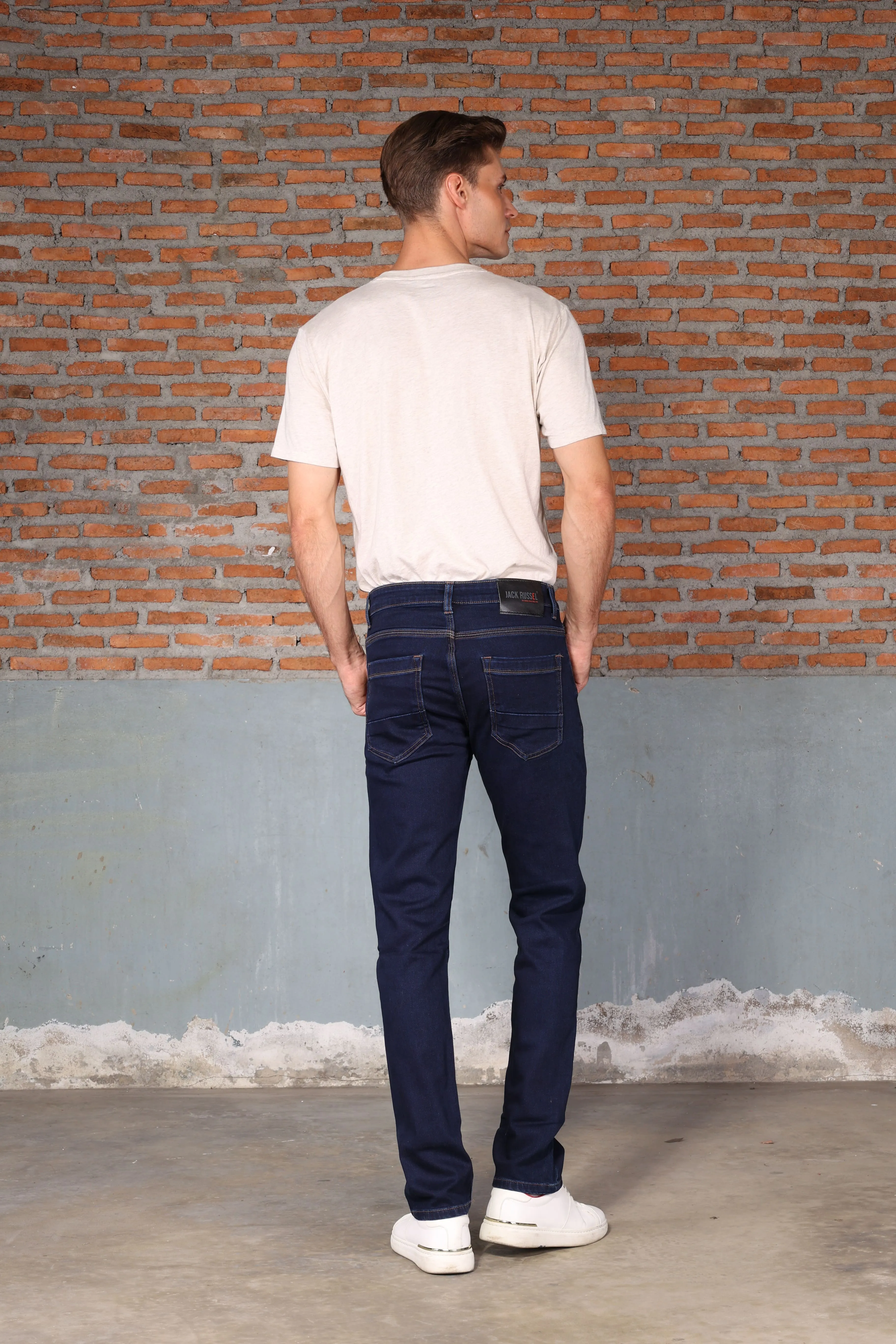 Jack Russel - Men Jeans - Handwerk J-810 Slim Fit Medium Blue