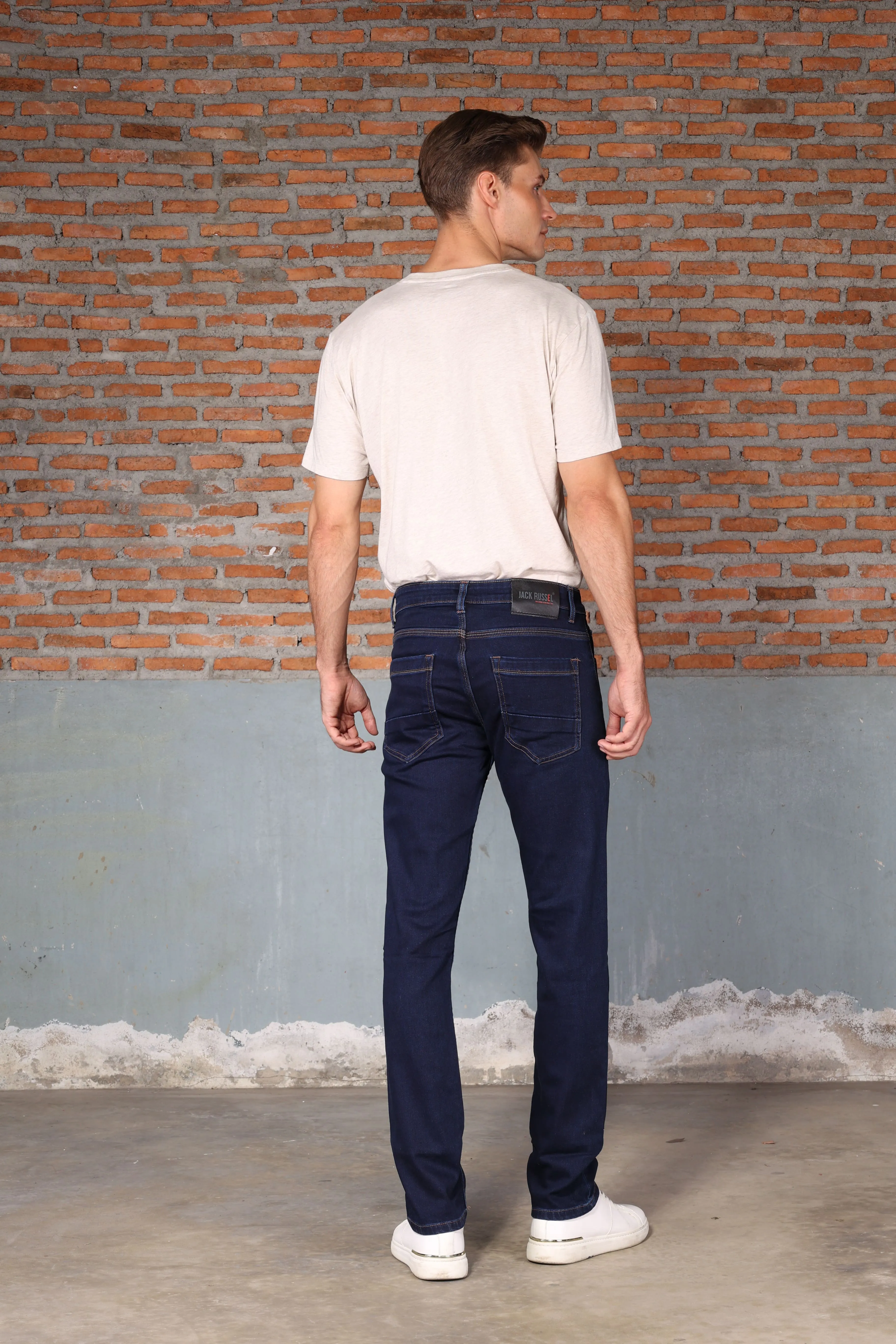 Jack Russel - Men Jeans - Handwerk J-810 Slim Fit Medium Blue