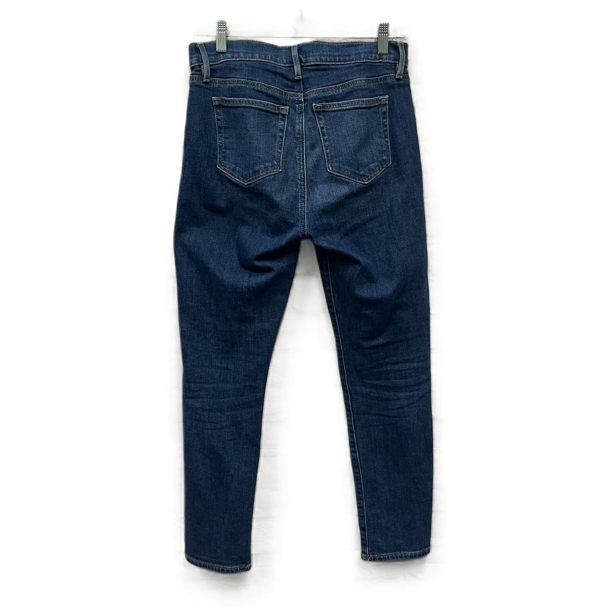 Jeans Straight By Loft In Blue Denim, Size: 4