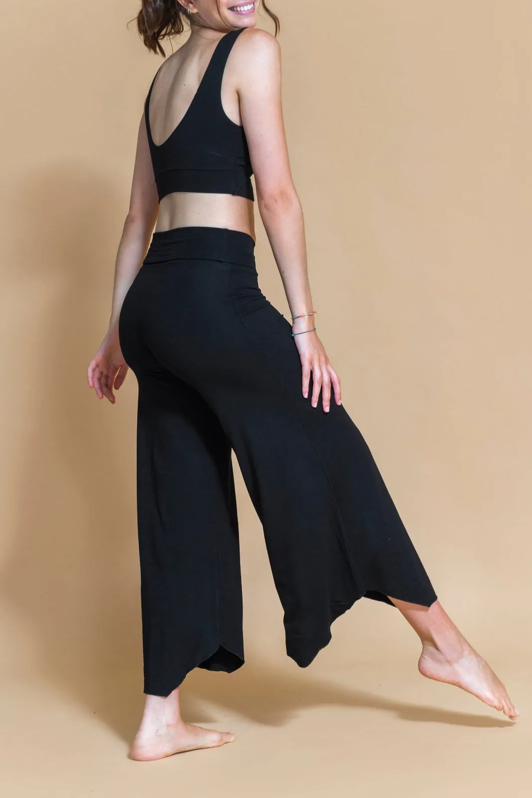 Maya Flare Pant Black