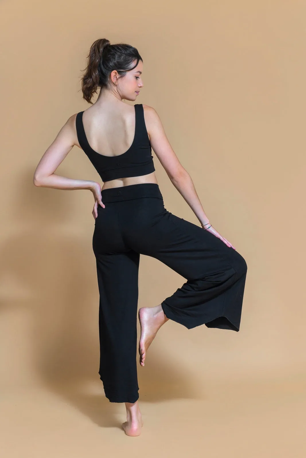 Maya Flare Pant Black