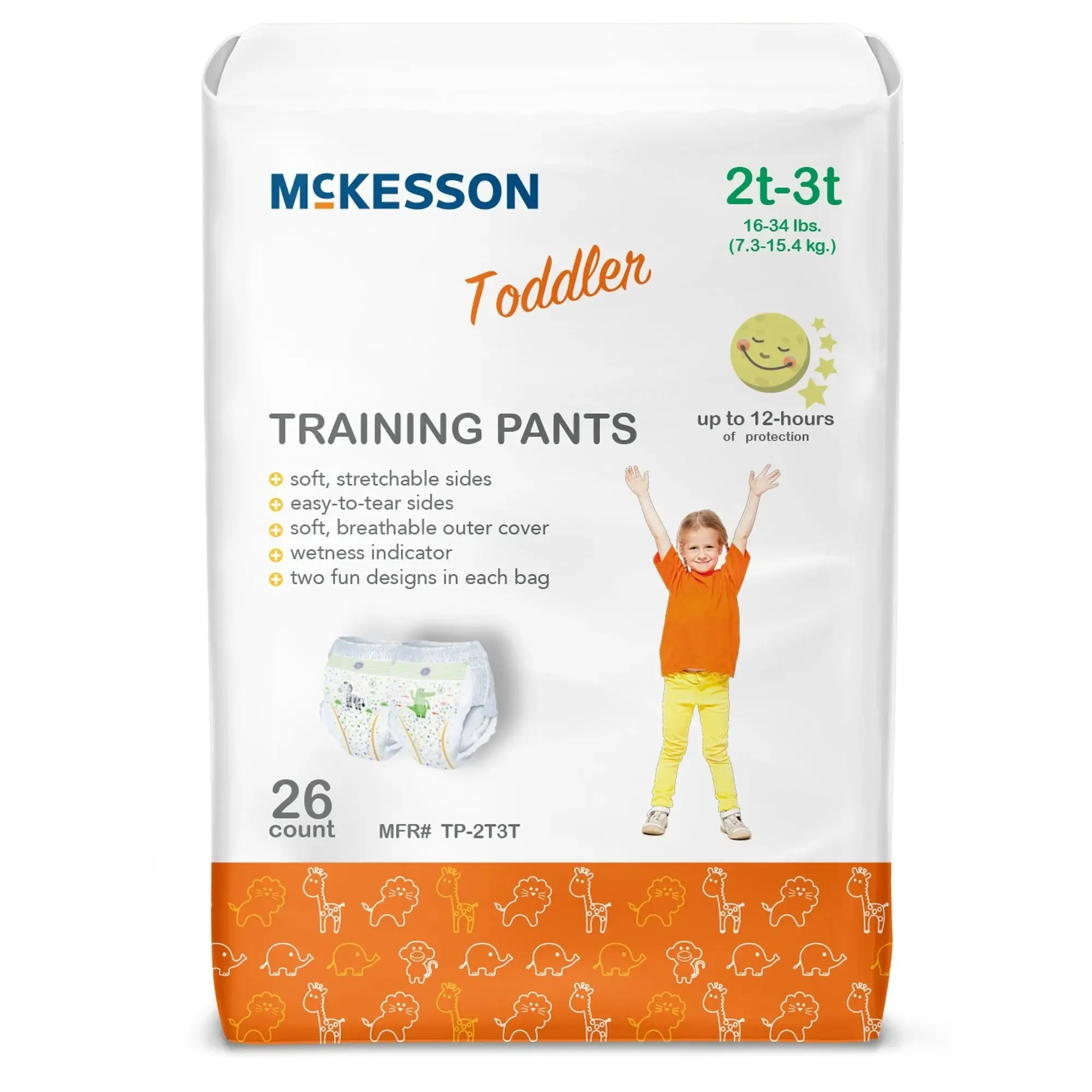 McKesson Training Pants, 2T to 3T