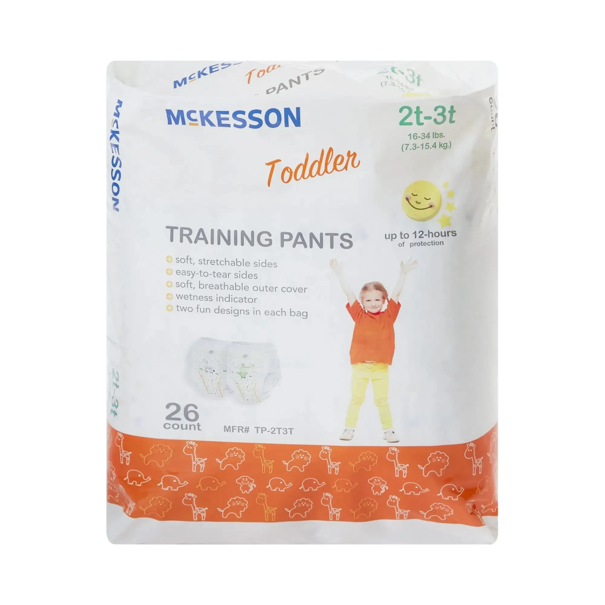 McKesson Training Pants, 2T to 3T