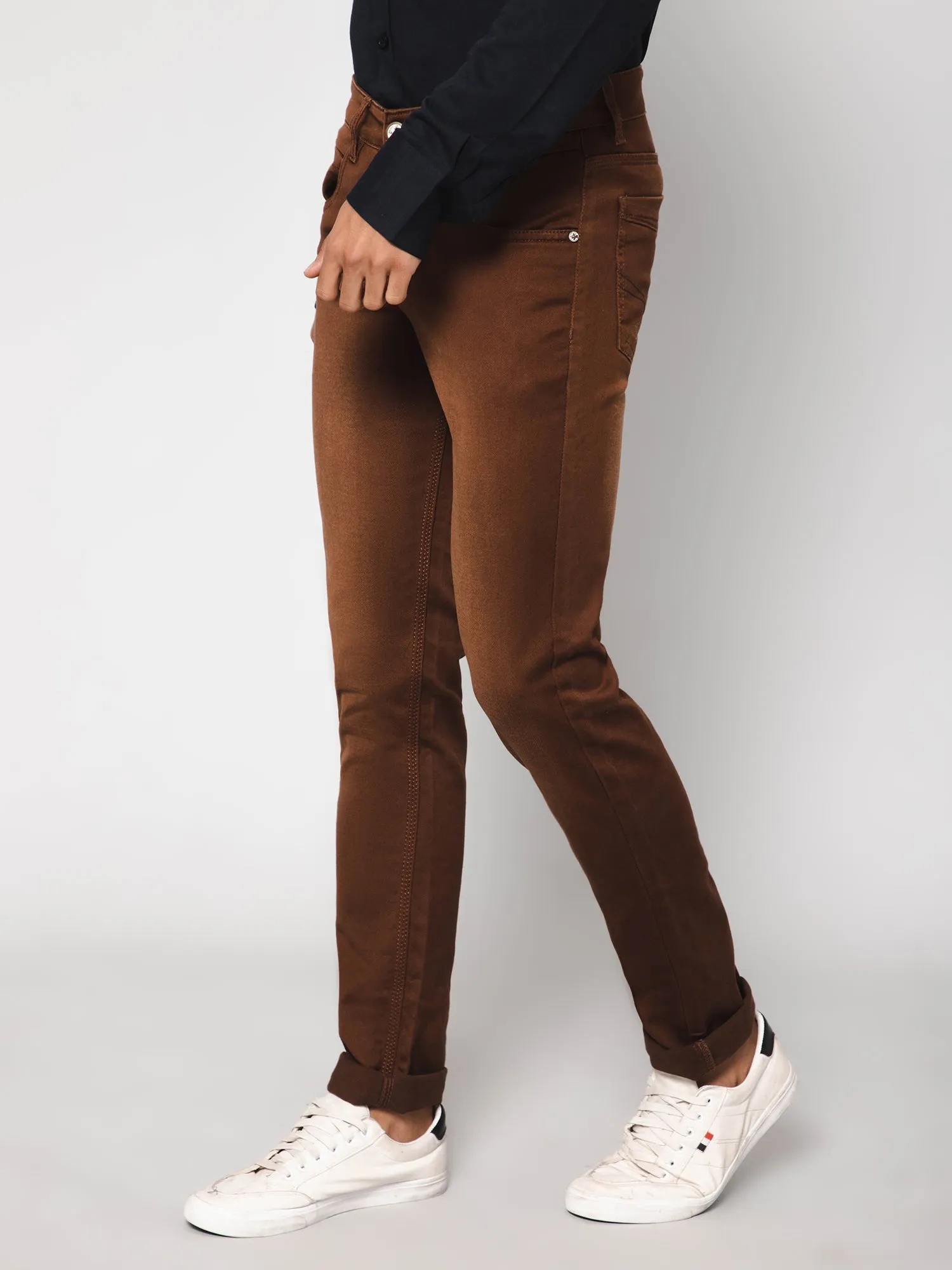 Men Copper Jeans