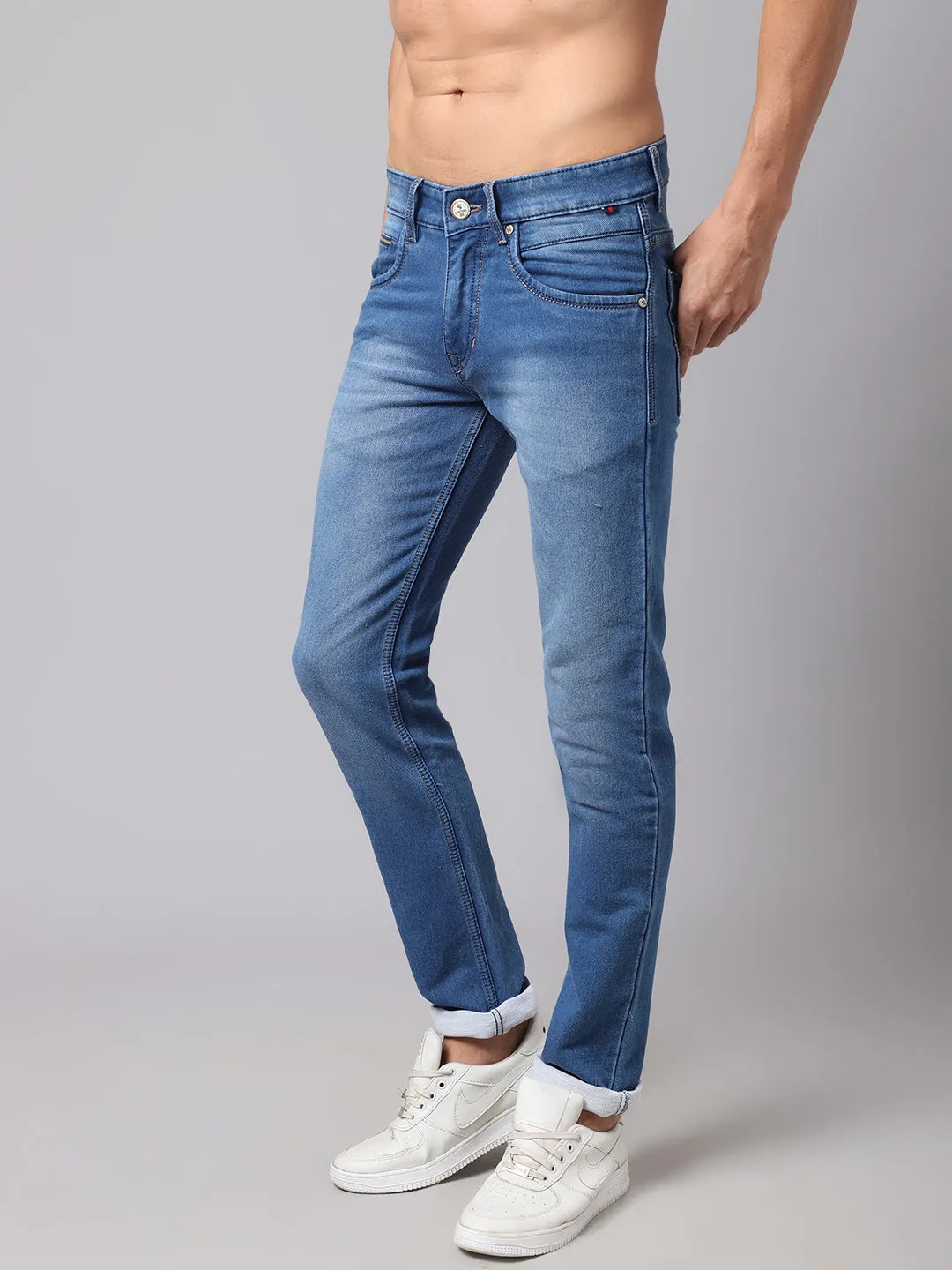 Mens Light Mercerised Denim