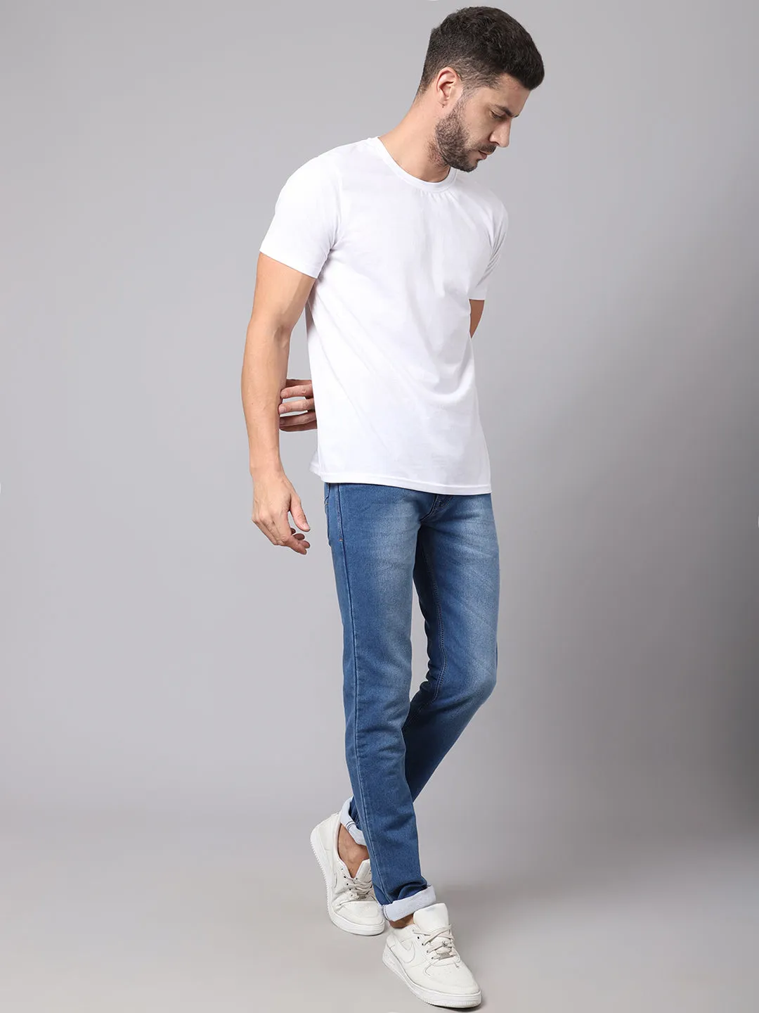 Mens Light Mercerised Denim