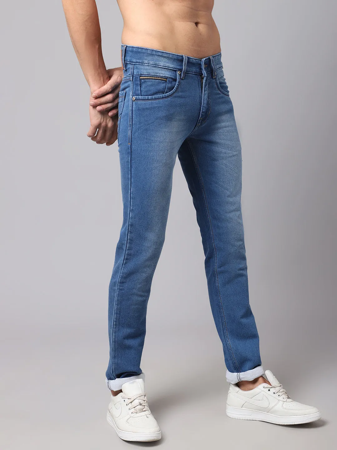 Mens Light Mercerised Denim