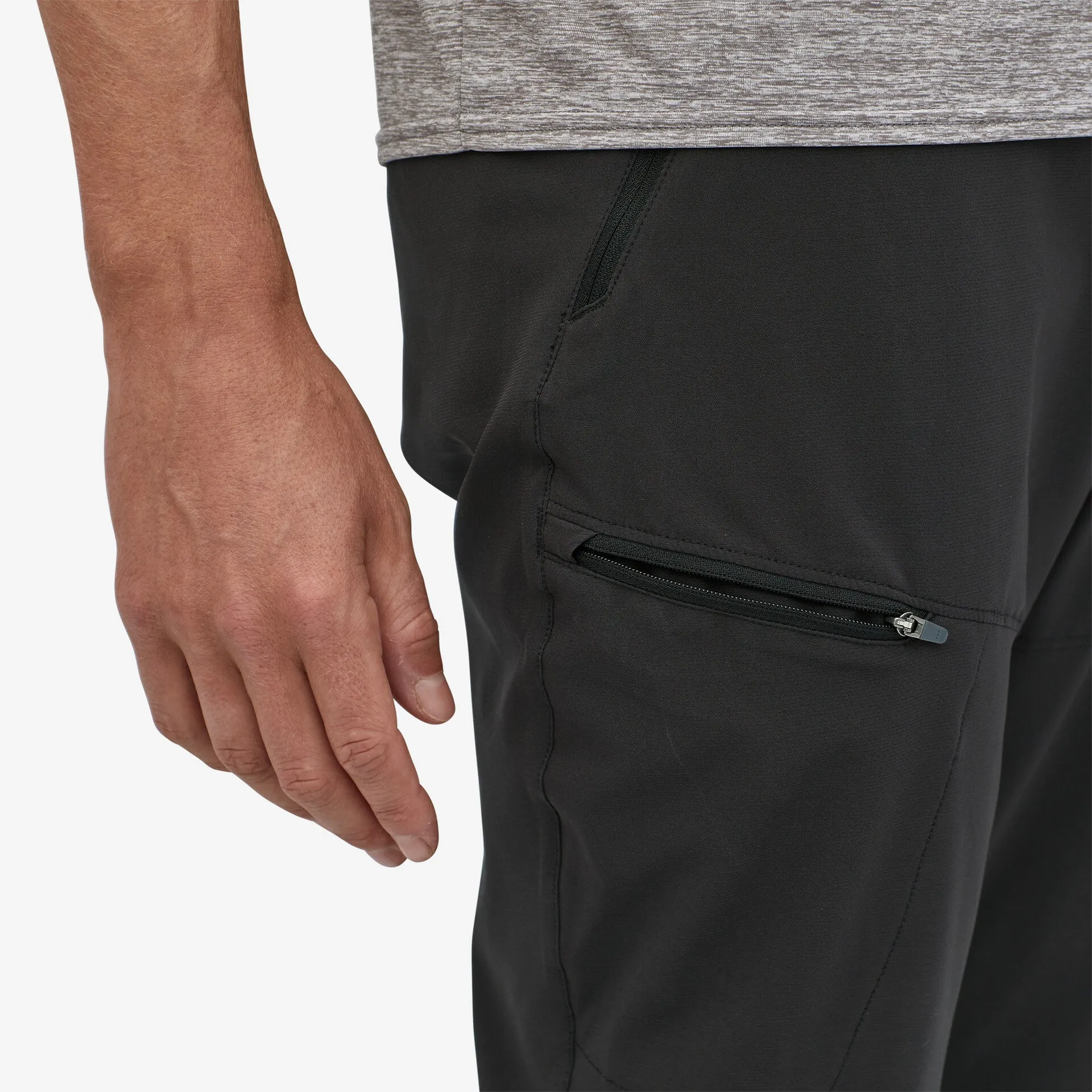 Men's Terravia Trail Pants - Patagonia Standard, Black