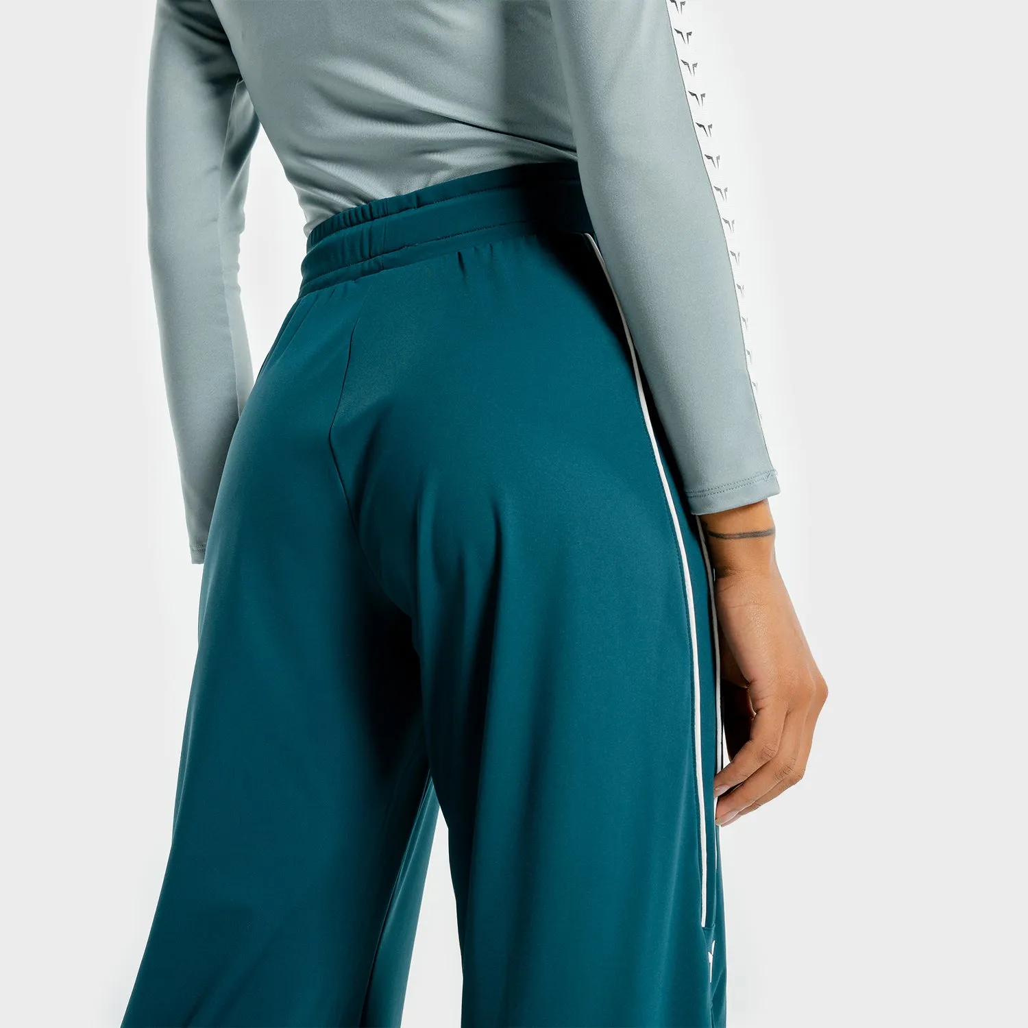 Noor Wide Leg Pants - Teal