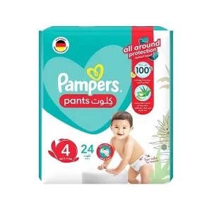 Pampers Baby-Dry Pants Size 4, 9-14kg 24 Pants