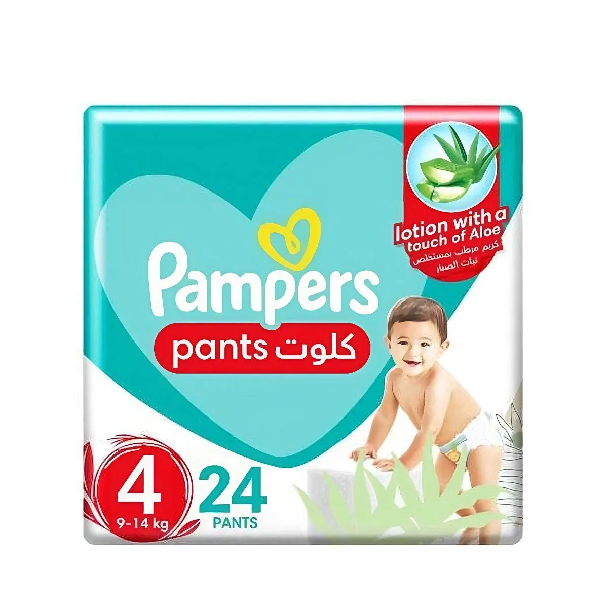 Pampers Baby-Dry Pants Size 4, 9-14kg 24 Pants