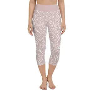 Pink Encounter Women's Capri Yoga Pants