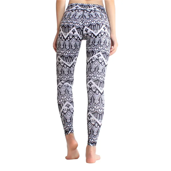 Printed Digital High Waist Yoga Pants