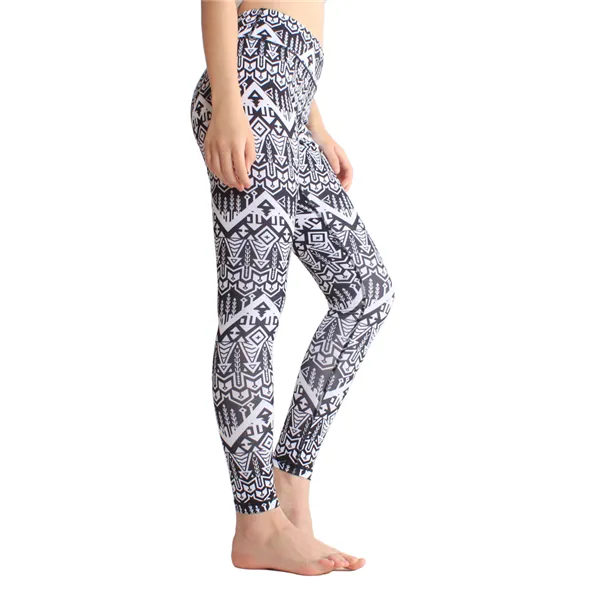 Printed Digital High Waist Yoga Pants