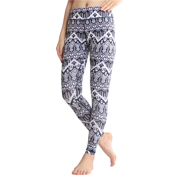 Printed Digital High Waist Yoga Pants