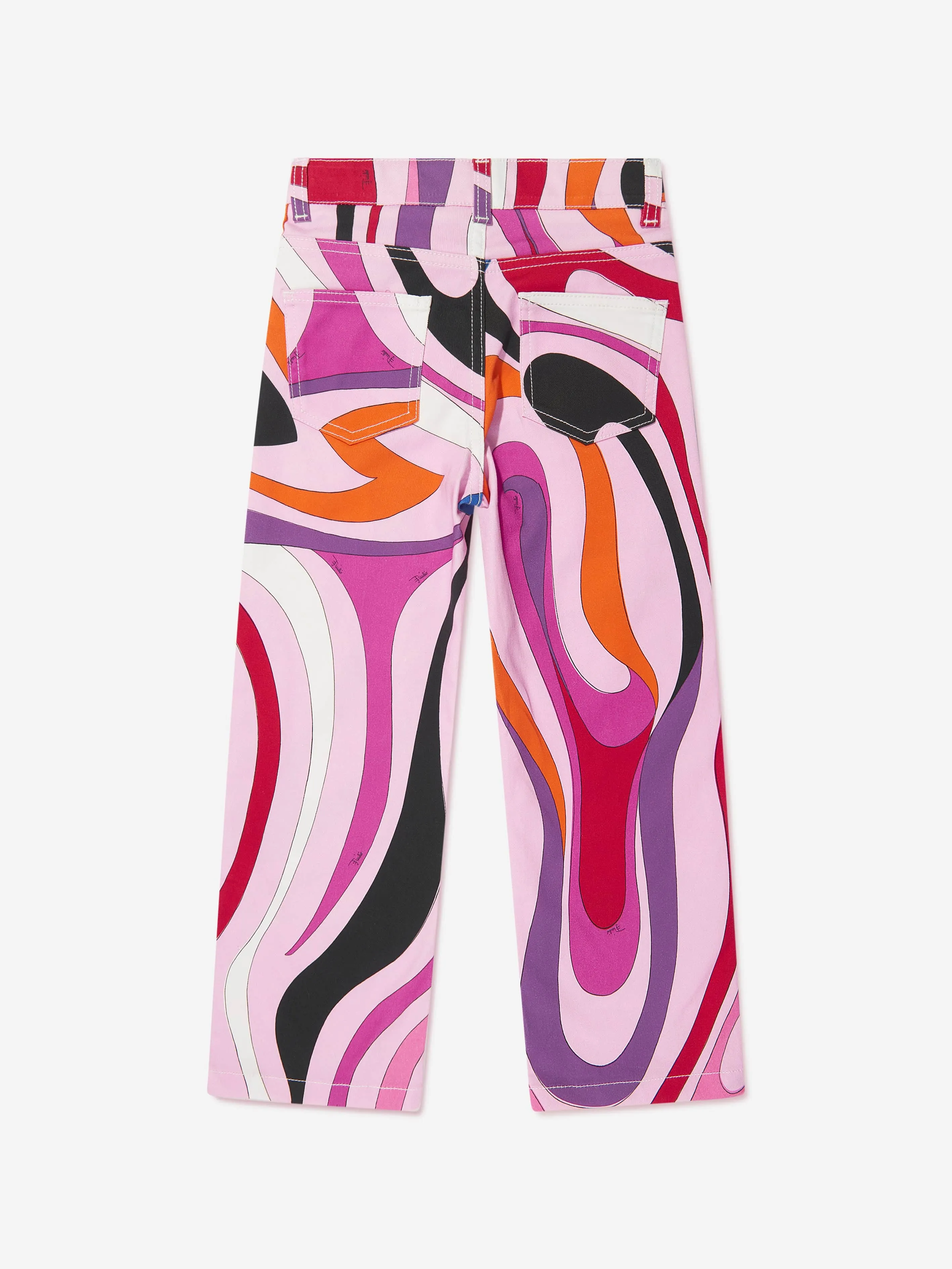 Pucci Girls Marmo Jeans in Multicoloured